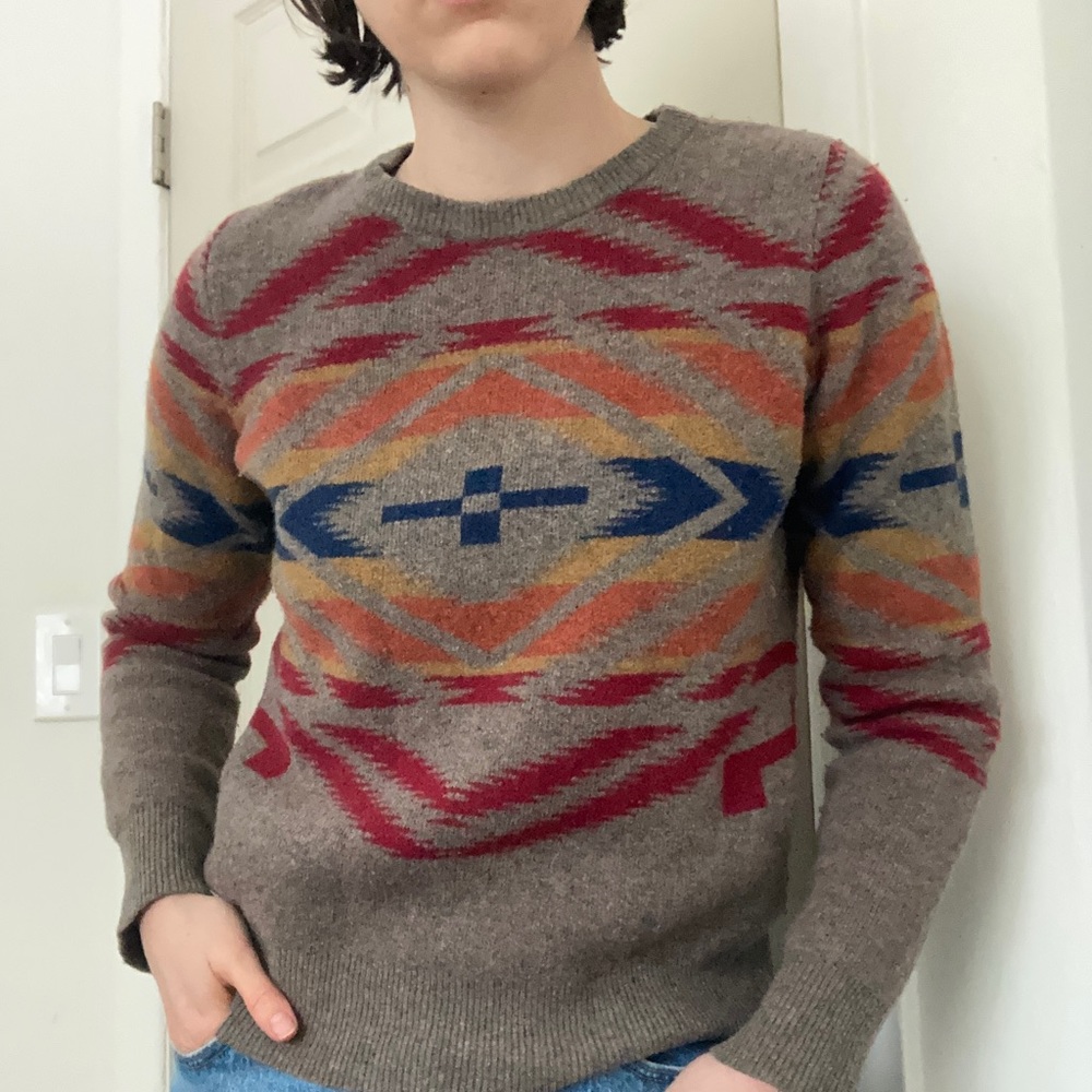 Classic Pendleton wool sweater.